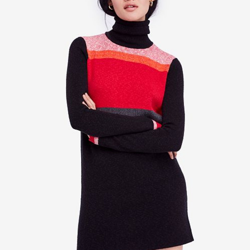 Free People Winter Breaker Sweater Dress